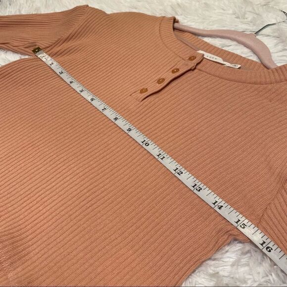 Lush Cropped Ribbed Sweater in Cafe Crème XS - Picture 2 of 6